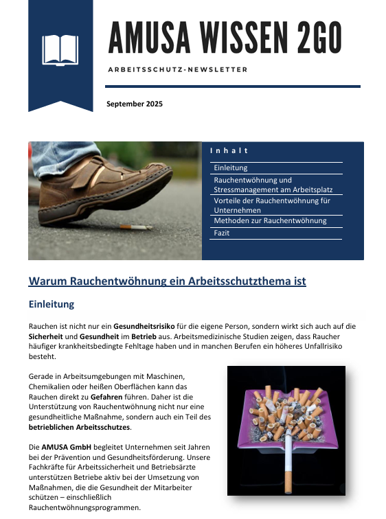 Rauchentwöhnung