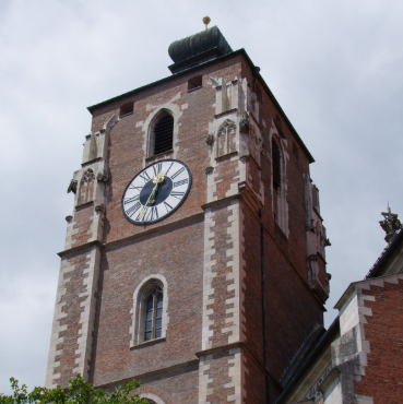 Türme des Münsters in Ingolstadt